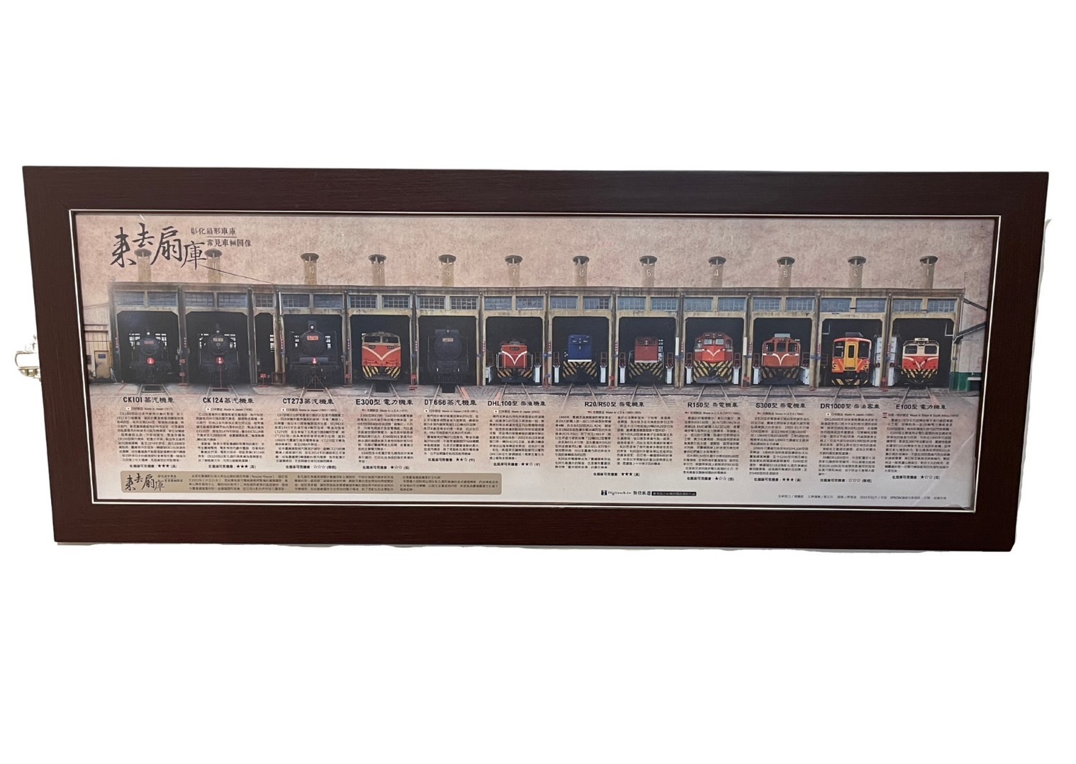 Digitrack 來去扇庫圖像海報 .木框版