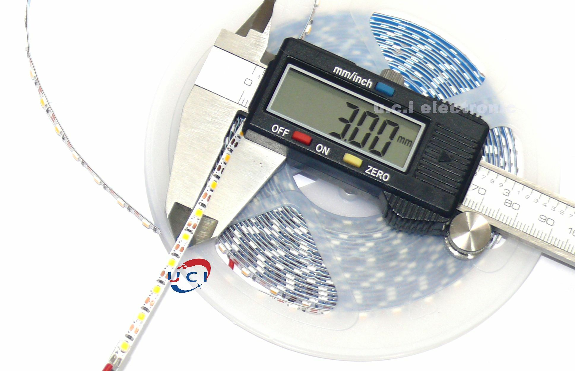 【UCI電子】 (X-2) 2025燈條5V暖光110燈3MM寬 一卷5米 暖光