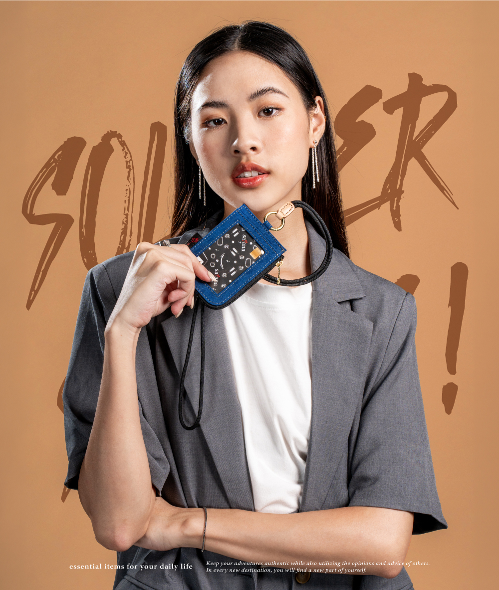 satana Soldier 趣淘證件零錢包-海軍藍色 SOS3200-225 形象照