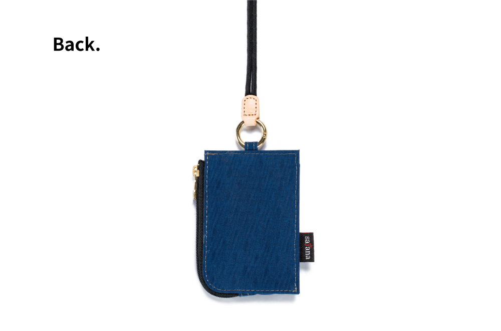 satana Soldier 趣淘證件零錢包-海軍藍色 SOS3200-225 背面照