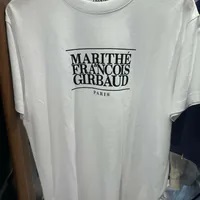 [S] MARITHE CLASSIC LOGO TEE,WHITE, 1MG24CTS101-WHT [FINAL SALE] (SMR116)
