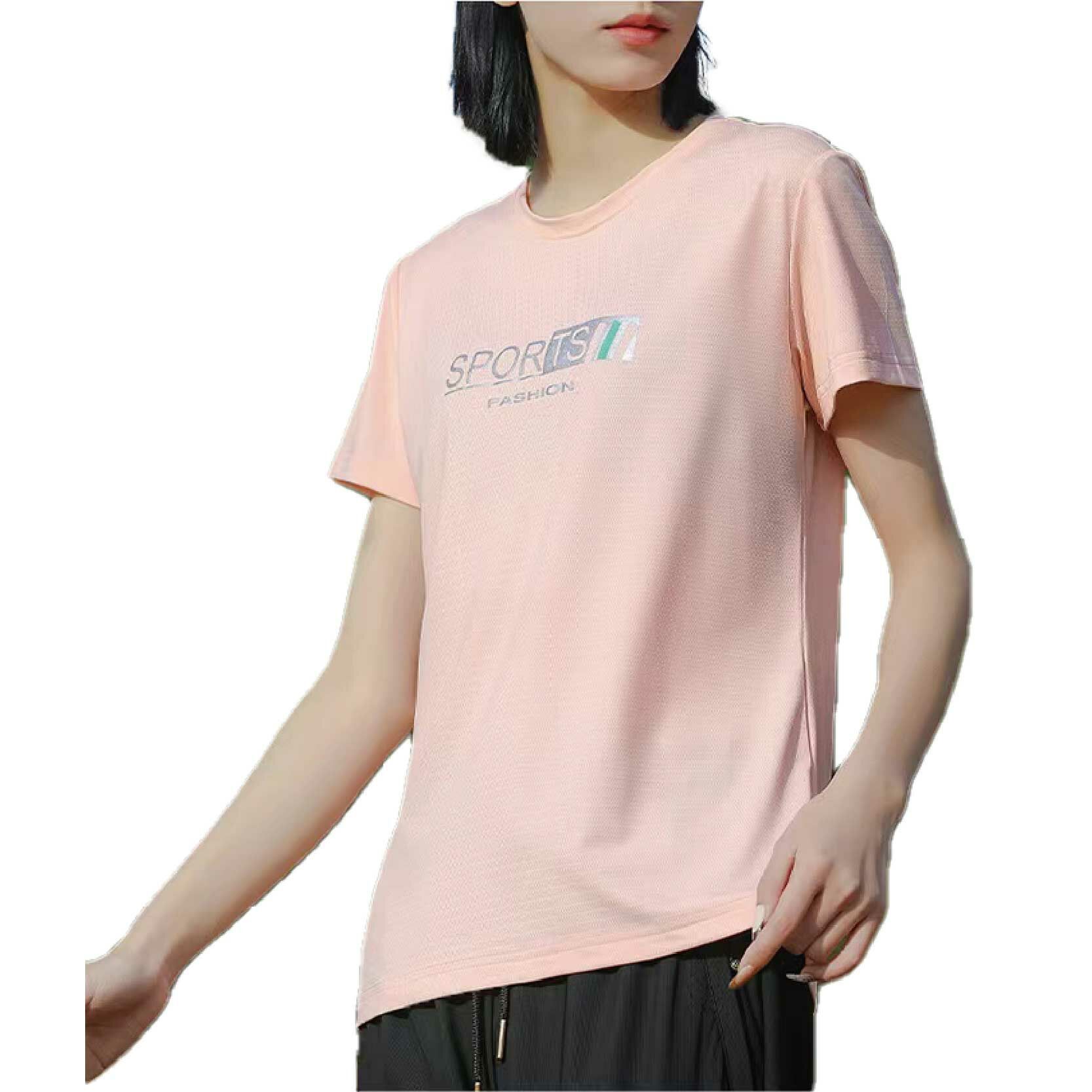 涼爽夏日排汗衣 女款 (粉、紫) 圓領/短袖/運動/透氣/舒適/登山/休閒T 10CHI2511B