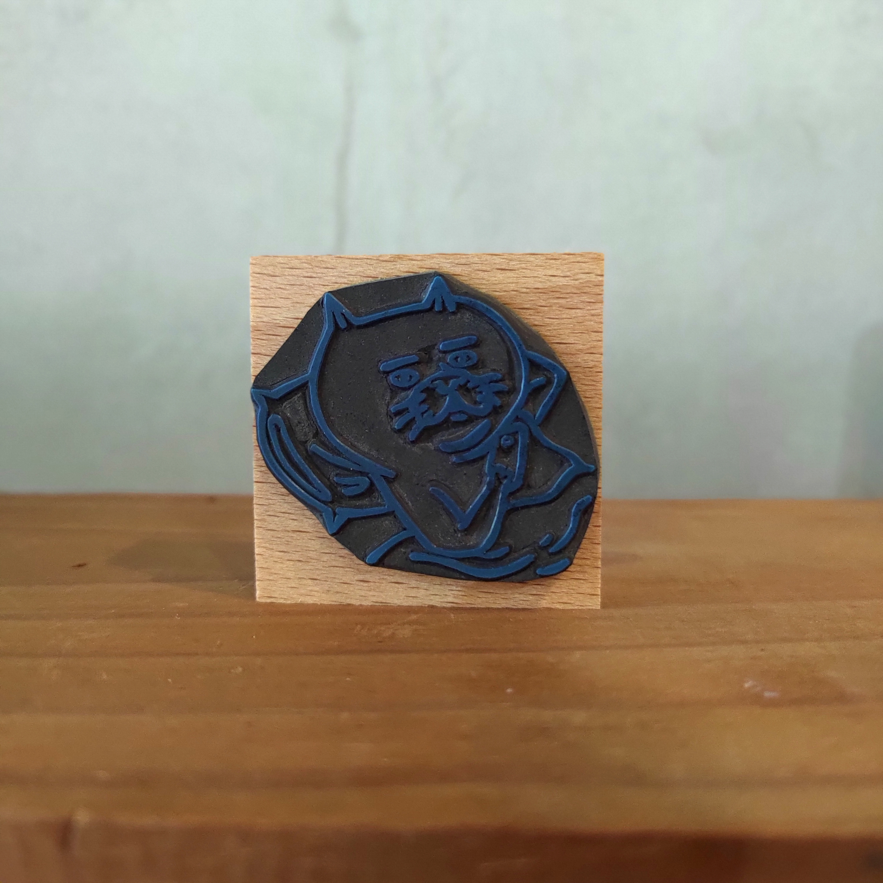 【ehcat貓室友】滑手機大叔手刻章