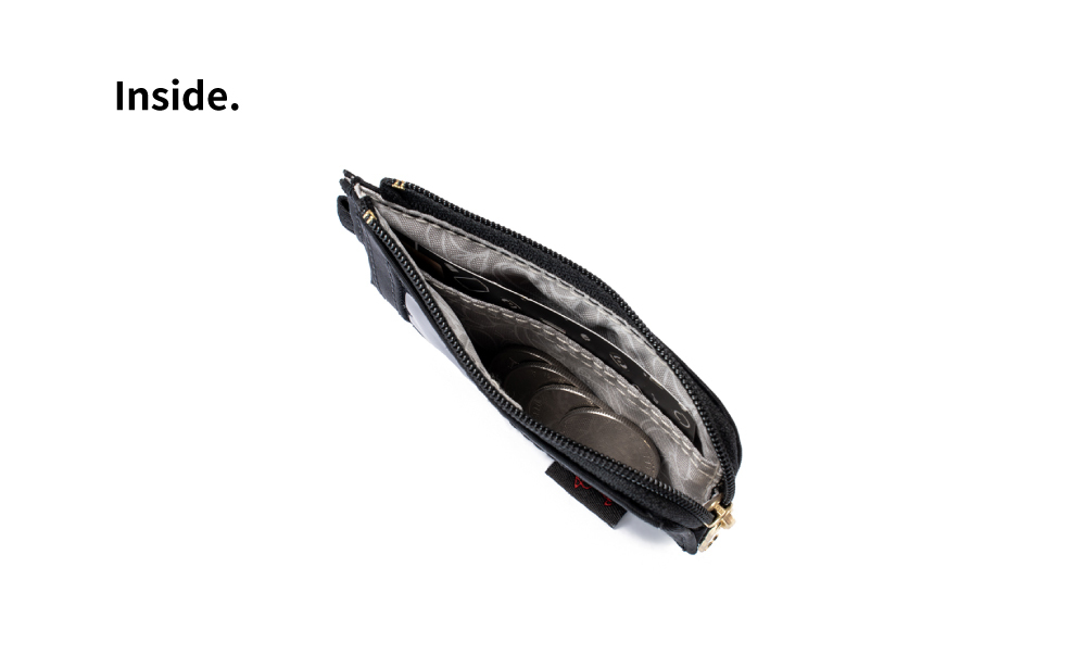 satana Soldier 趣淘證件零錢包-石灰藍 SOS3200-241 內部隔層照