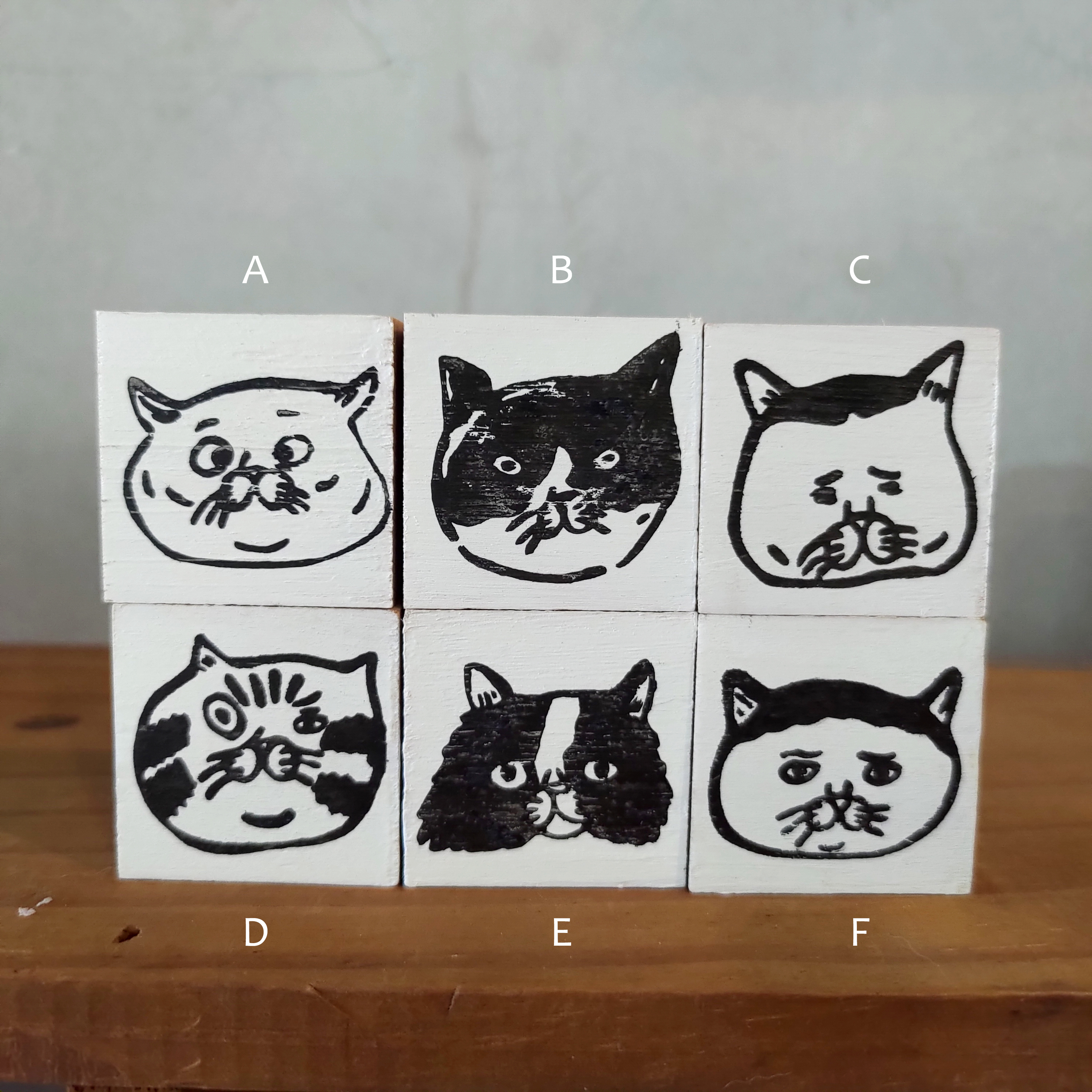 【ehcat貓室友】貓頭手刻章