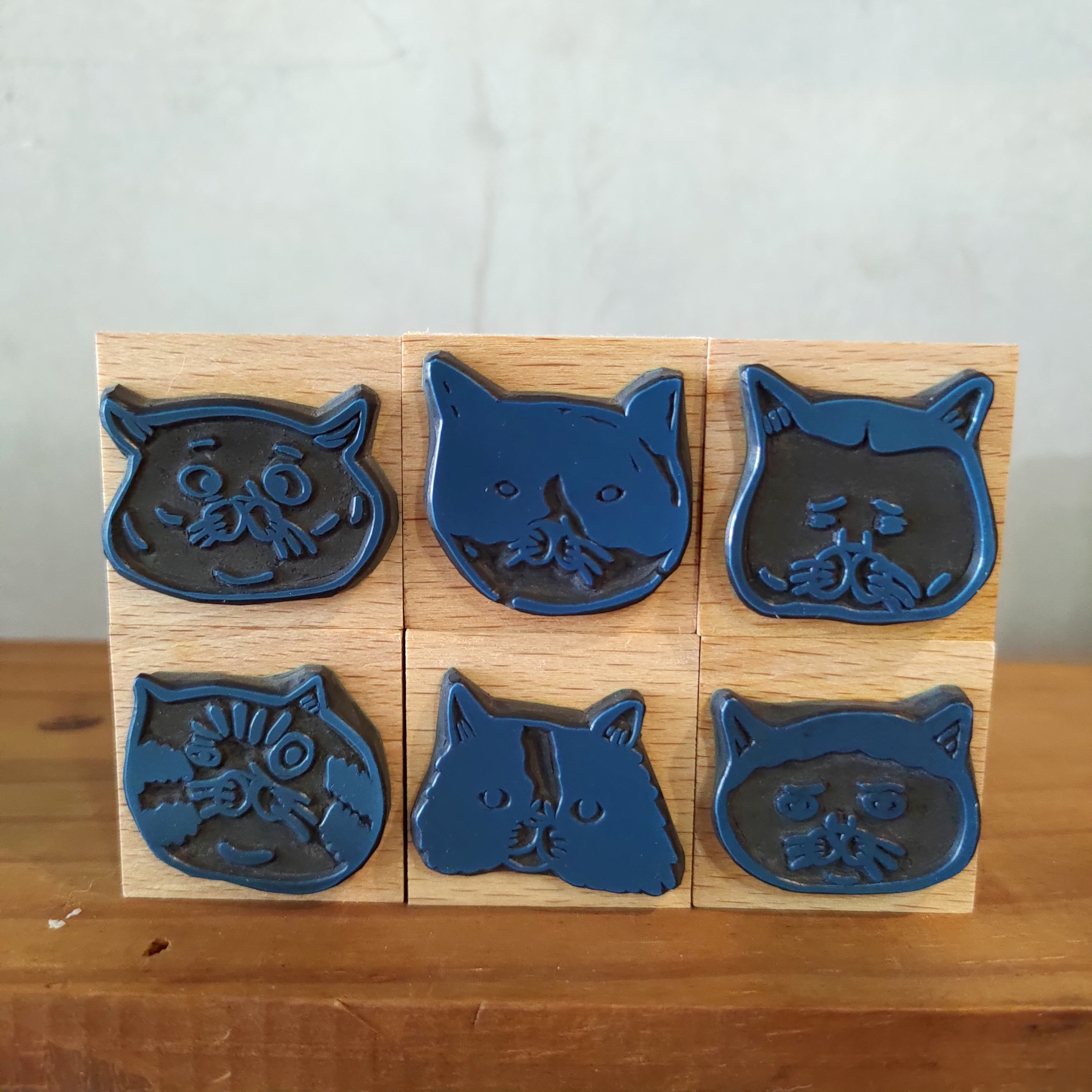 【ehcat貓室友】貓頭手刻章