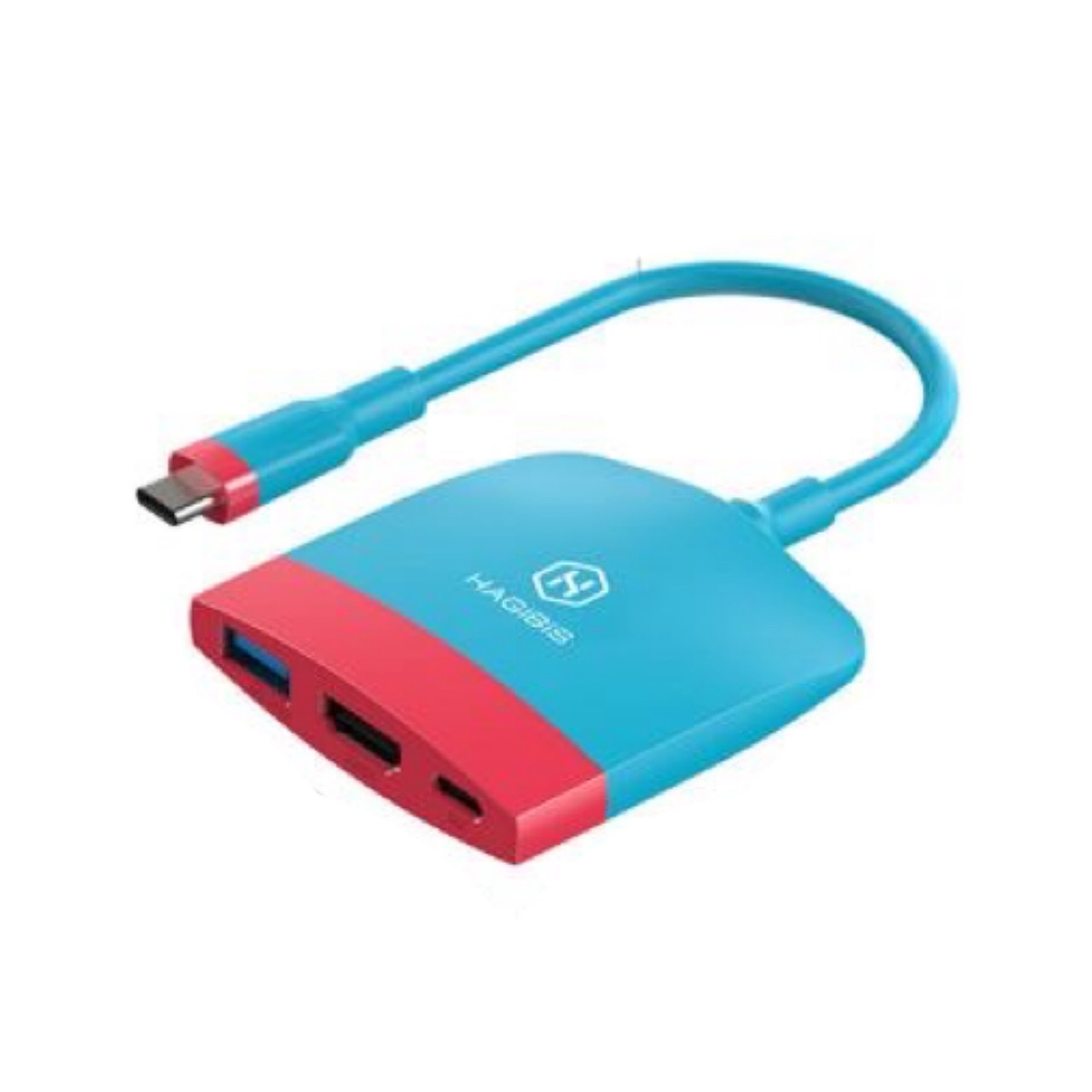 HAGiBiS 海備思 switch便攜底座 電視擴展遊戲影片三合一轉換器