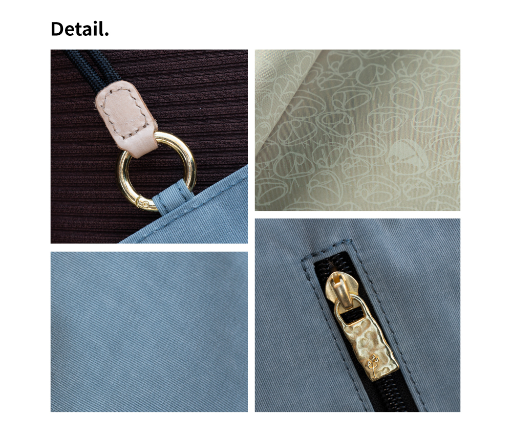 satana Soldier 趣淘證件零錢包-石灰藍 SOS3200-241 細節特寫照