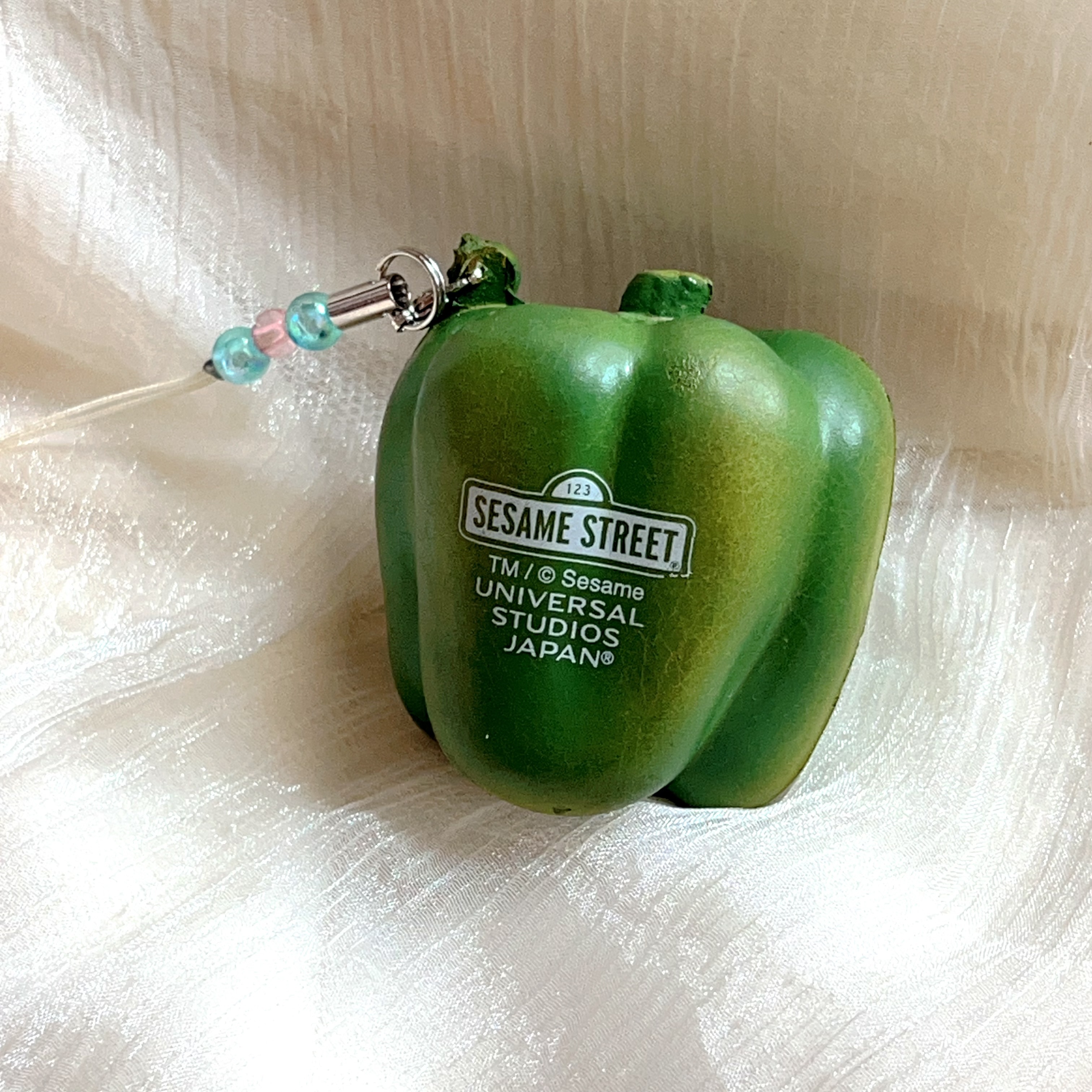 Sesame street elmo green pepper squishy