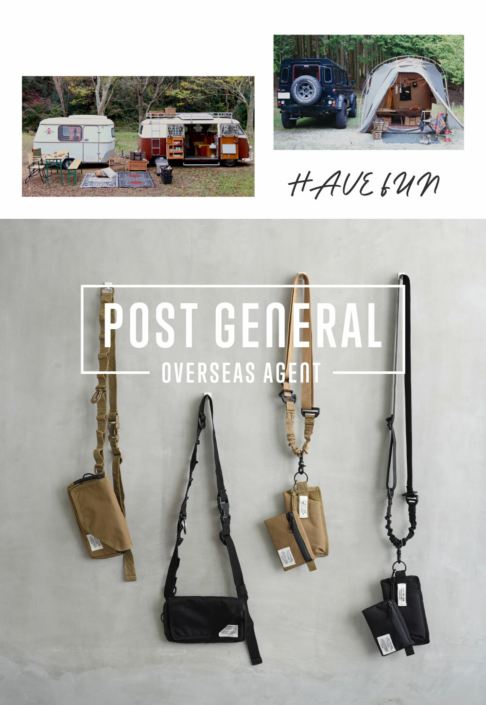 《Creer》POST GENERAL吊帶側背隨身包