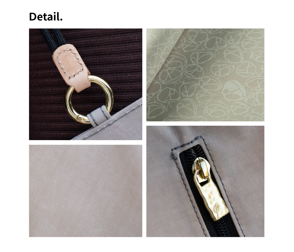 satana Soldier 趣淘證件零錢包-奶茶色 SOS3200-419 細節特寫照