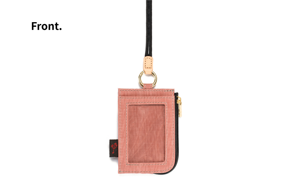 satana Soldier 趣淘證件零錢包-陶土紅 SOS3200-620 正面照