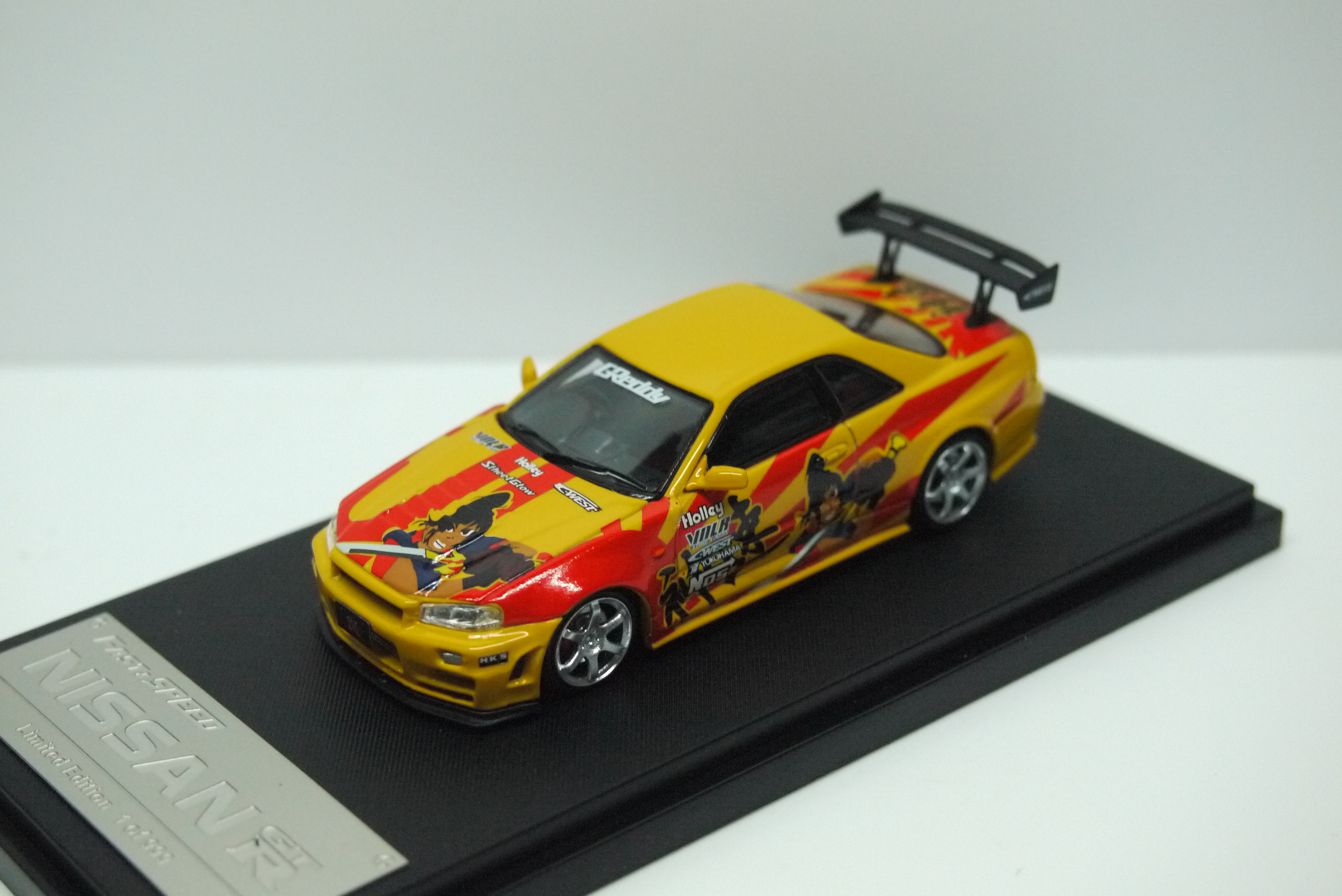 Fast Speed Nissan Skyline GTR R34 Yellow Livery