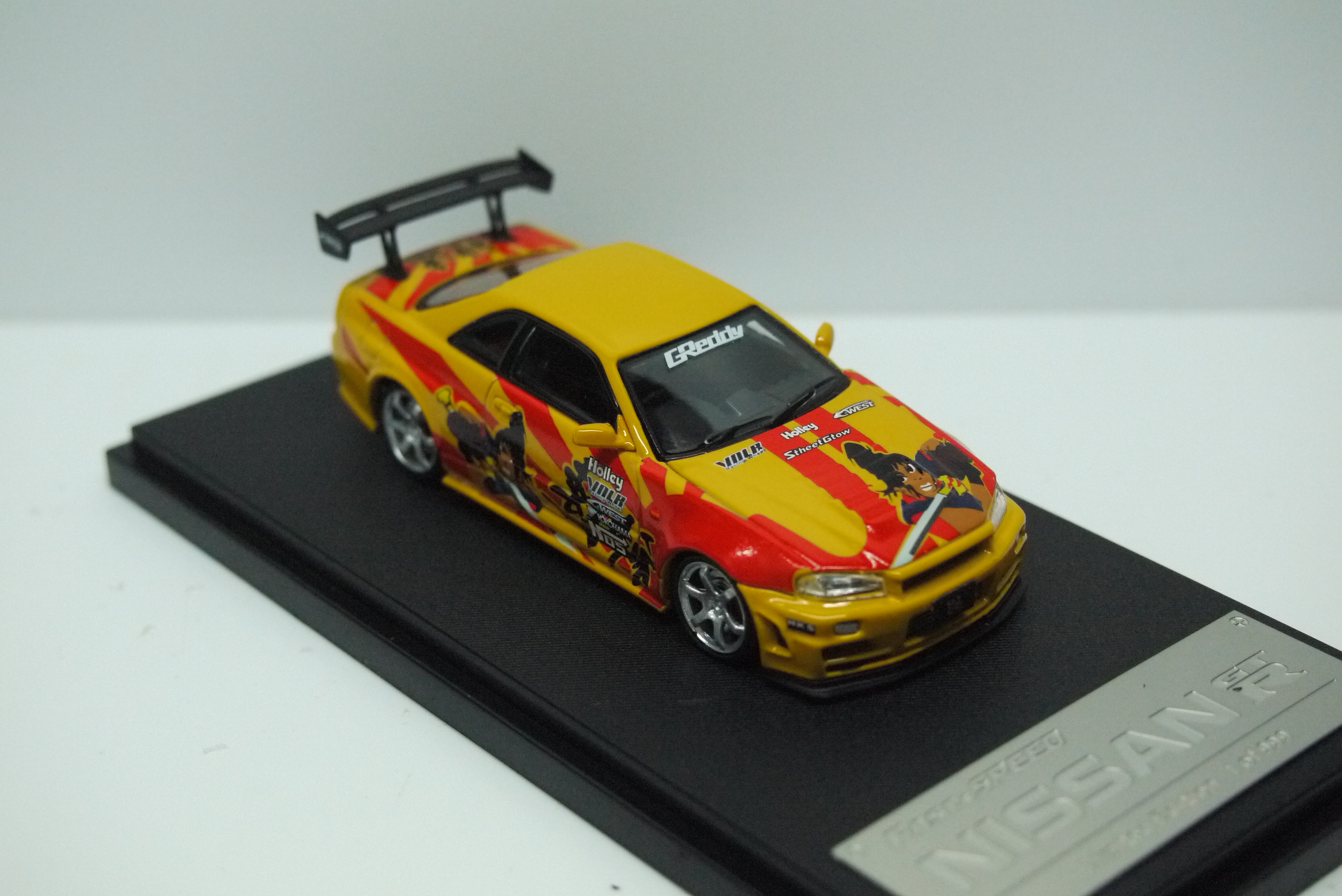 Fast Speed Nissan Skyline GTR R34 Yellow Livery