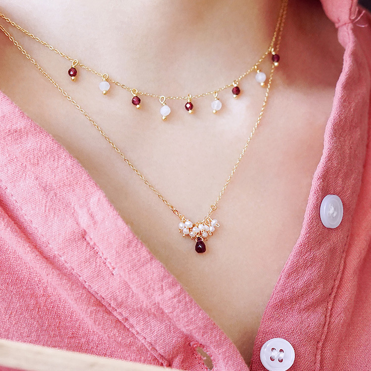 那人那愛 · 紫 – 石榴石 – 項鍊