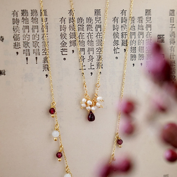 那人那愛 · 紫 – 石榴石 – 項鍊