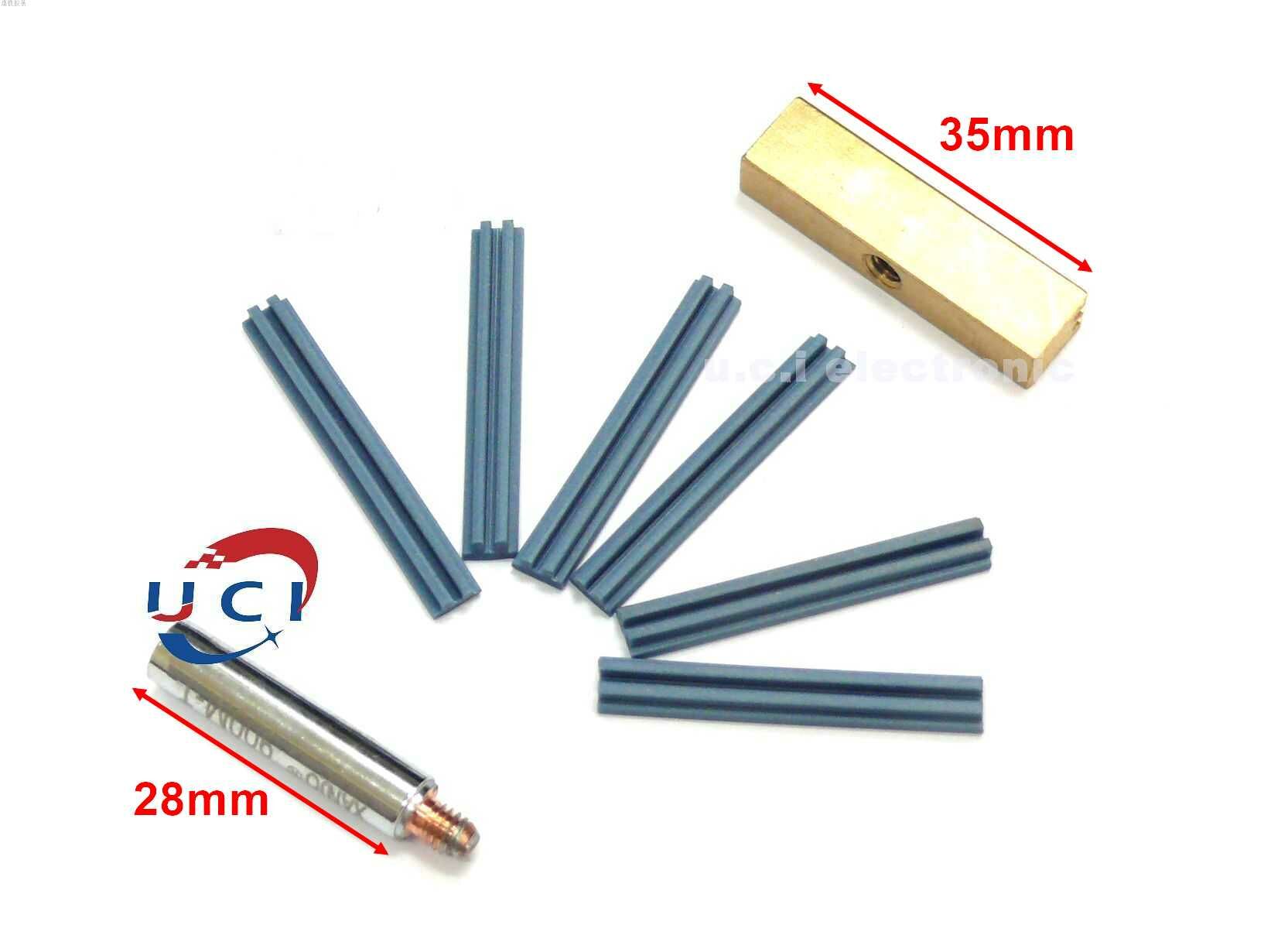 【UCI電子】 (D-63) 電烙鐵膠條 液晶屏排線維修熱壓T形頭 936焊台適用 排線焊接T形頭