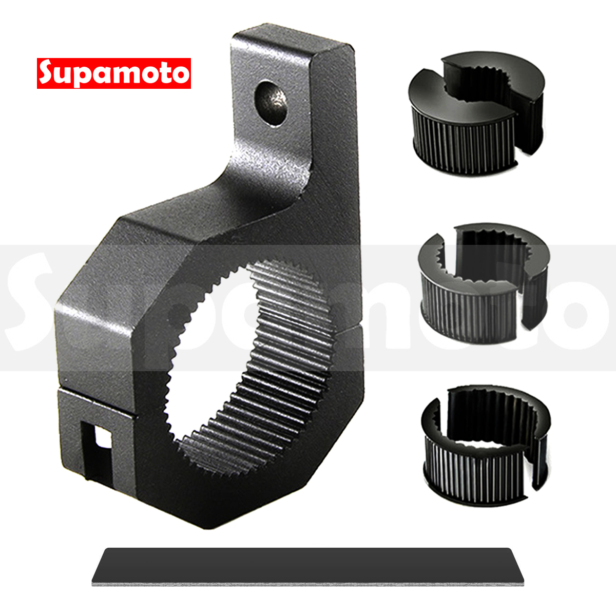 -Supamoto- 大尺寸 霧燈 支架 UR08 通用 改裝 燈具 保桿 小燈 前叉 鋁合金 保險桿 防摔桿 夾燈