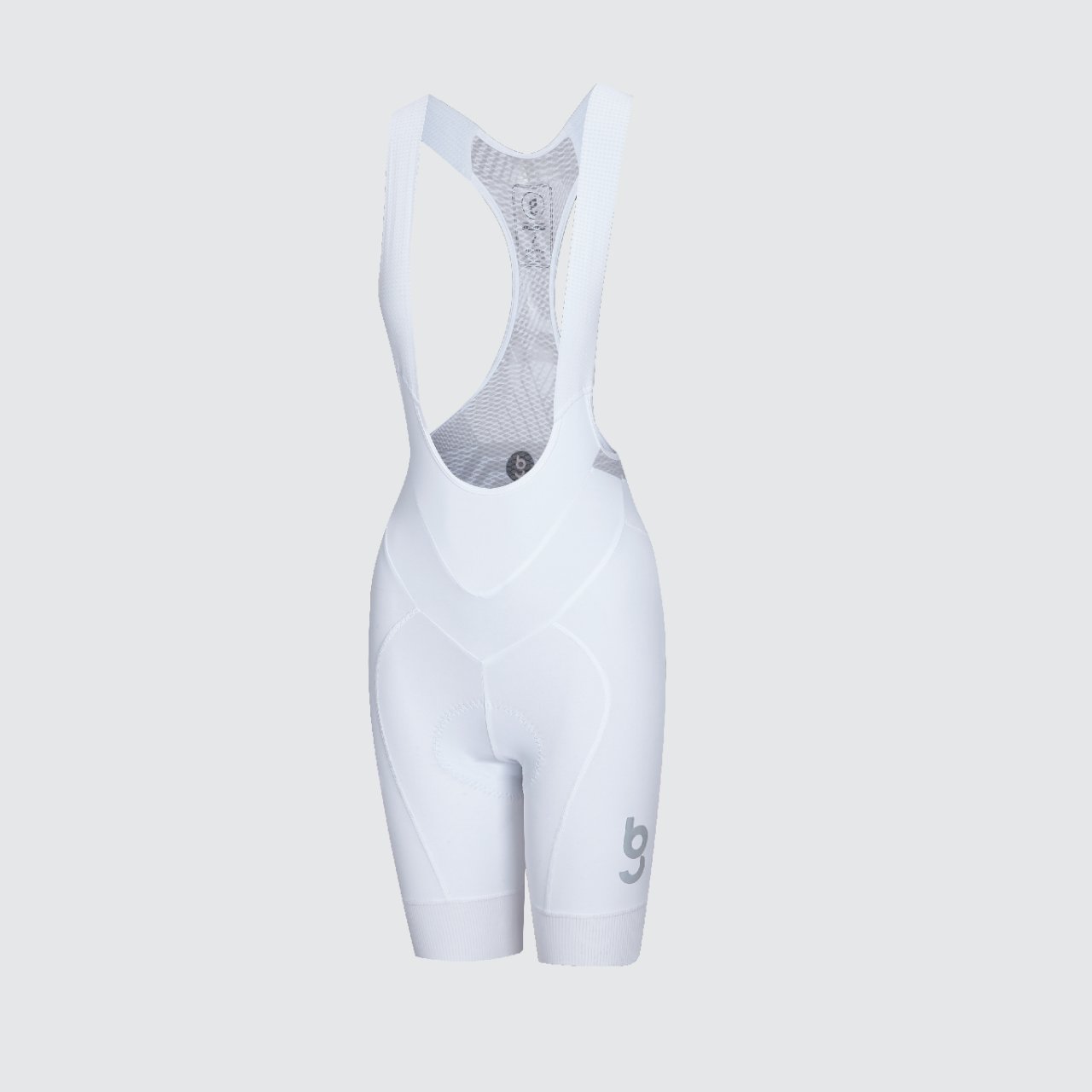 BG Sports Pinnacle Orbit 女裝騎行吊帶褲 White