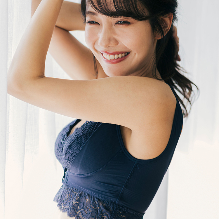 舒柔蕾居家美胸內衣_海軍藍