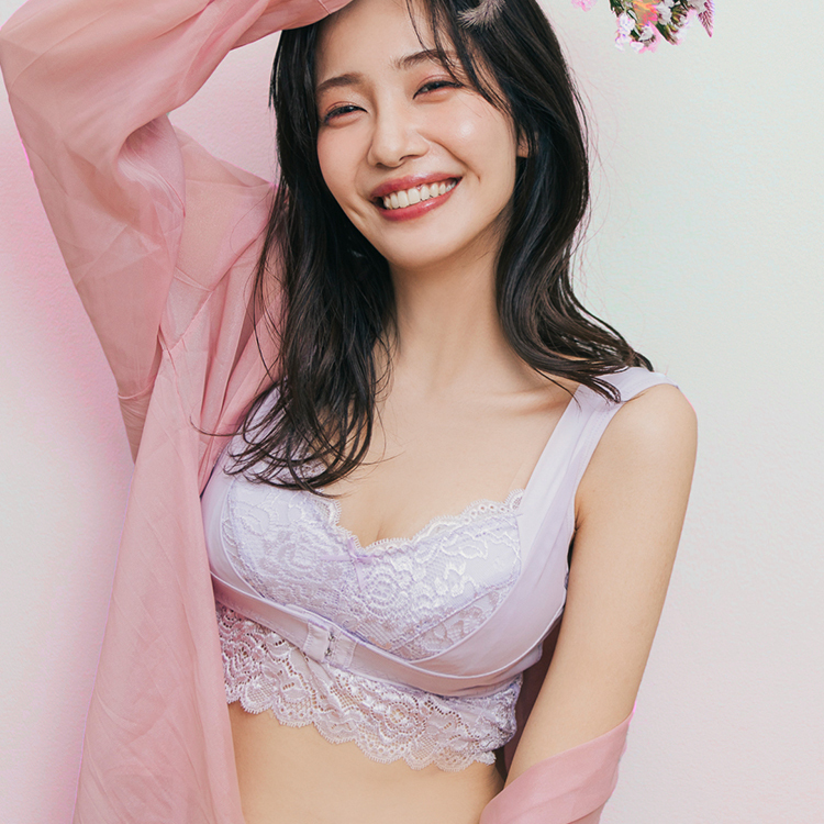 舒柔蕾居家美胸內衣_薰衣草紫