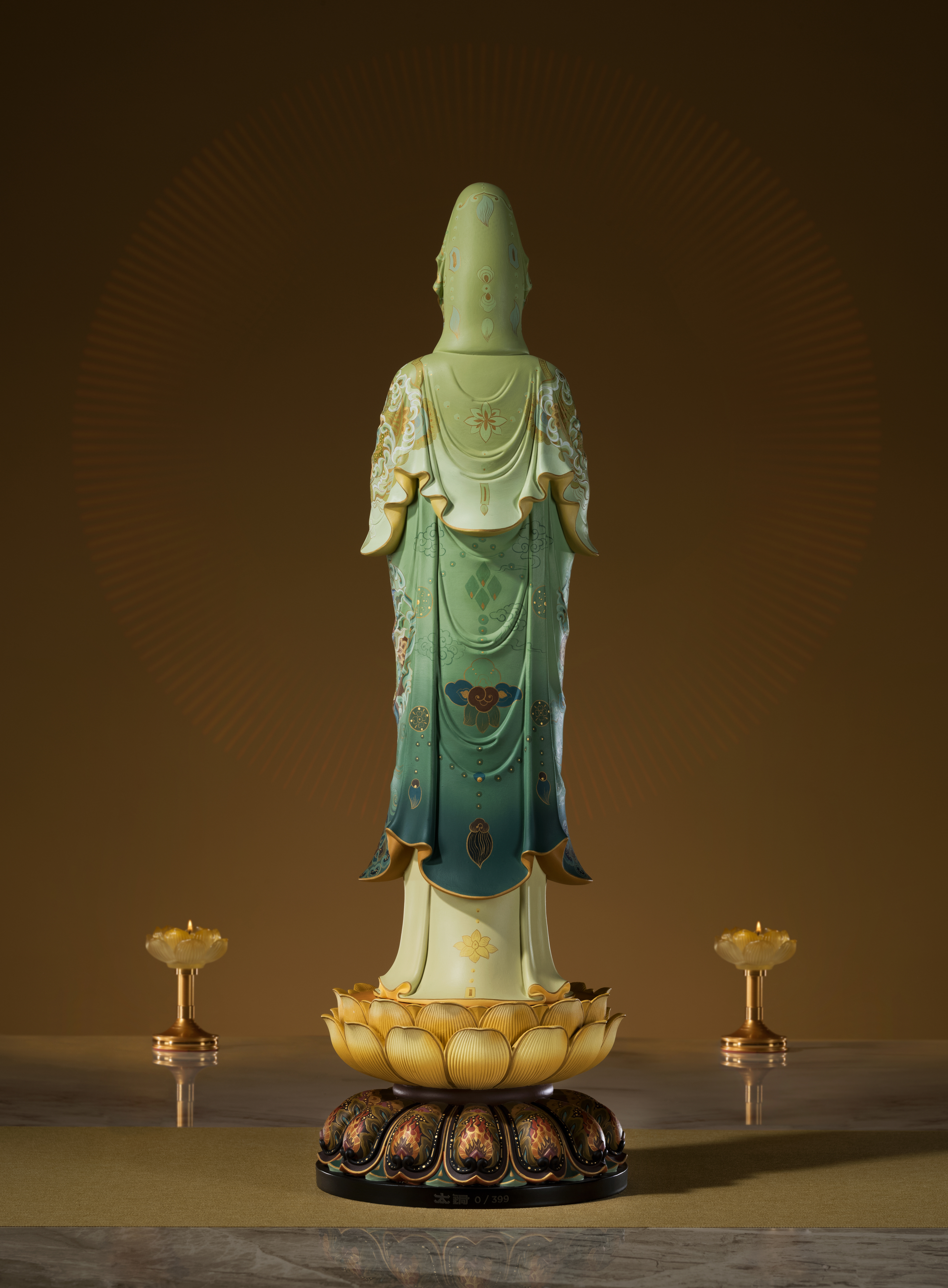 太銅．淨瓶觀音｜收藏級藝術品｜銅作工藝品