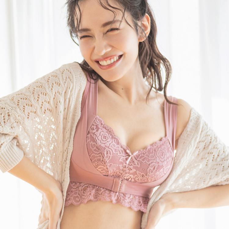 舒柔蕾居家美胸內衣_古典粉