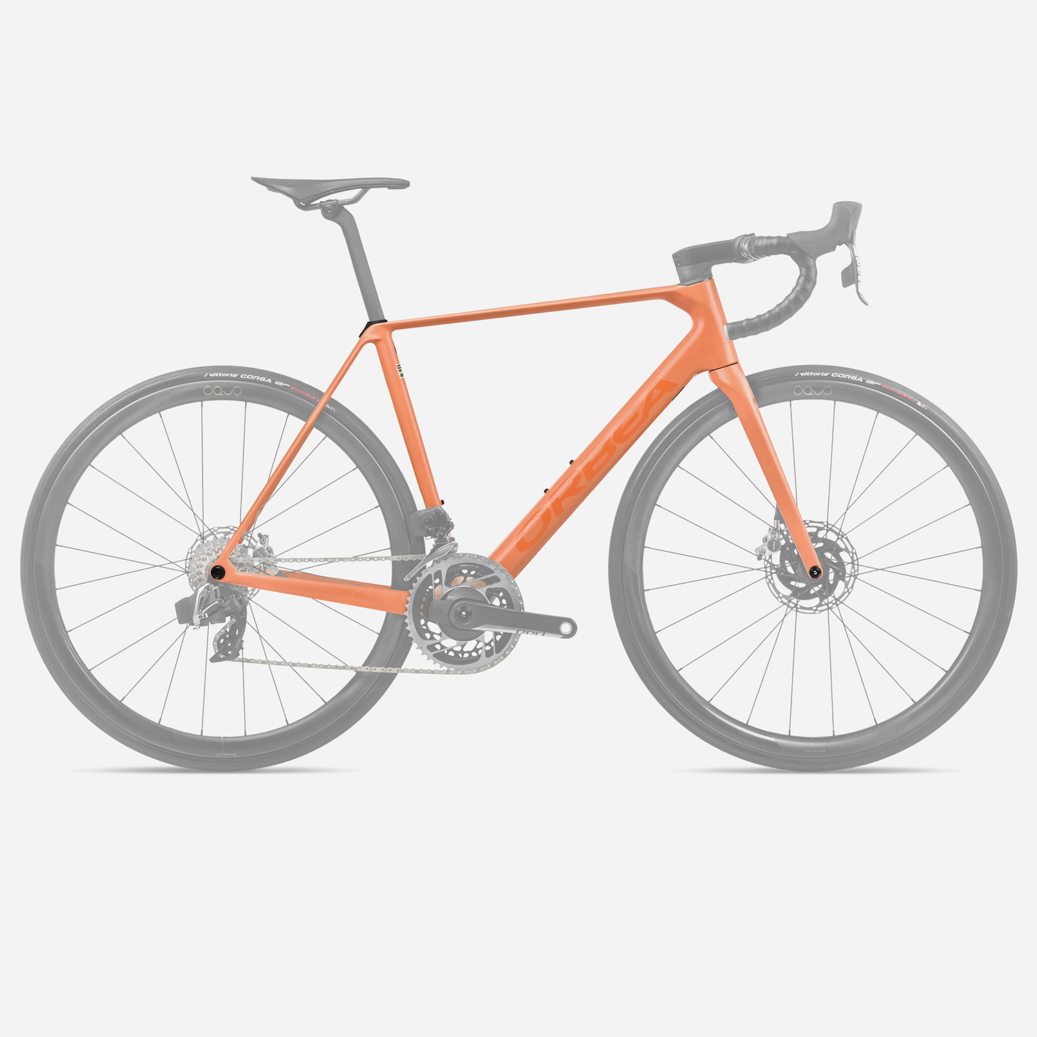 Orbea ORCA OMX 公路自行車車架 Orange Cloud/Stone Blue #R901
