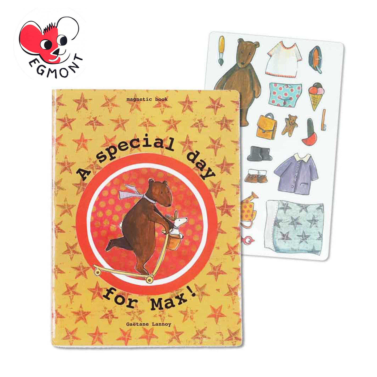 【EGMONT TOYS】比利時 艾格蒙繪本風翻頁故事磁鐵書 - 馬克斯系列 - 特別的日子