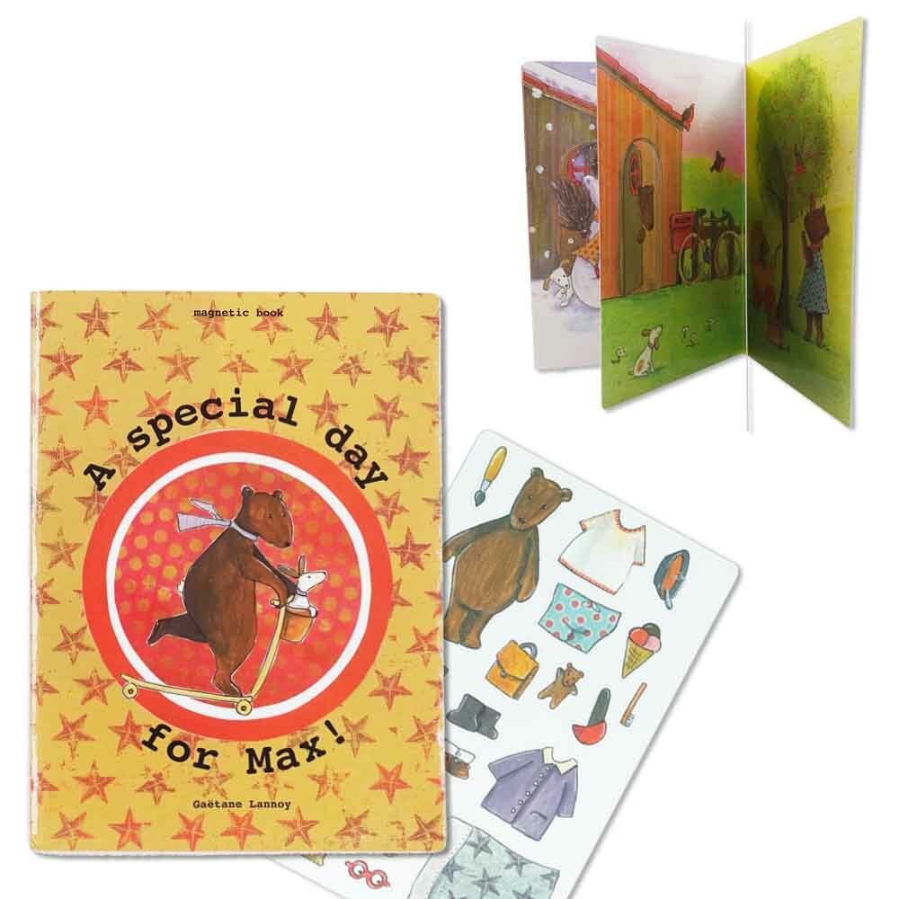 【EGMONT TOYS】比利時 艾格蒙繪本風翻頁故事磁鐵書 - 馬克斯系列 - 特別的日子