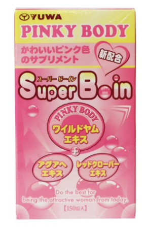 Yuwa - PINKY BODY Super B-in 豐胸丸 150粒 (30日)(平行進口)