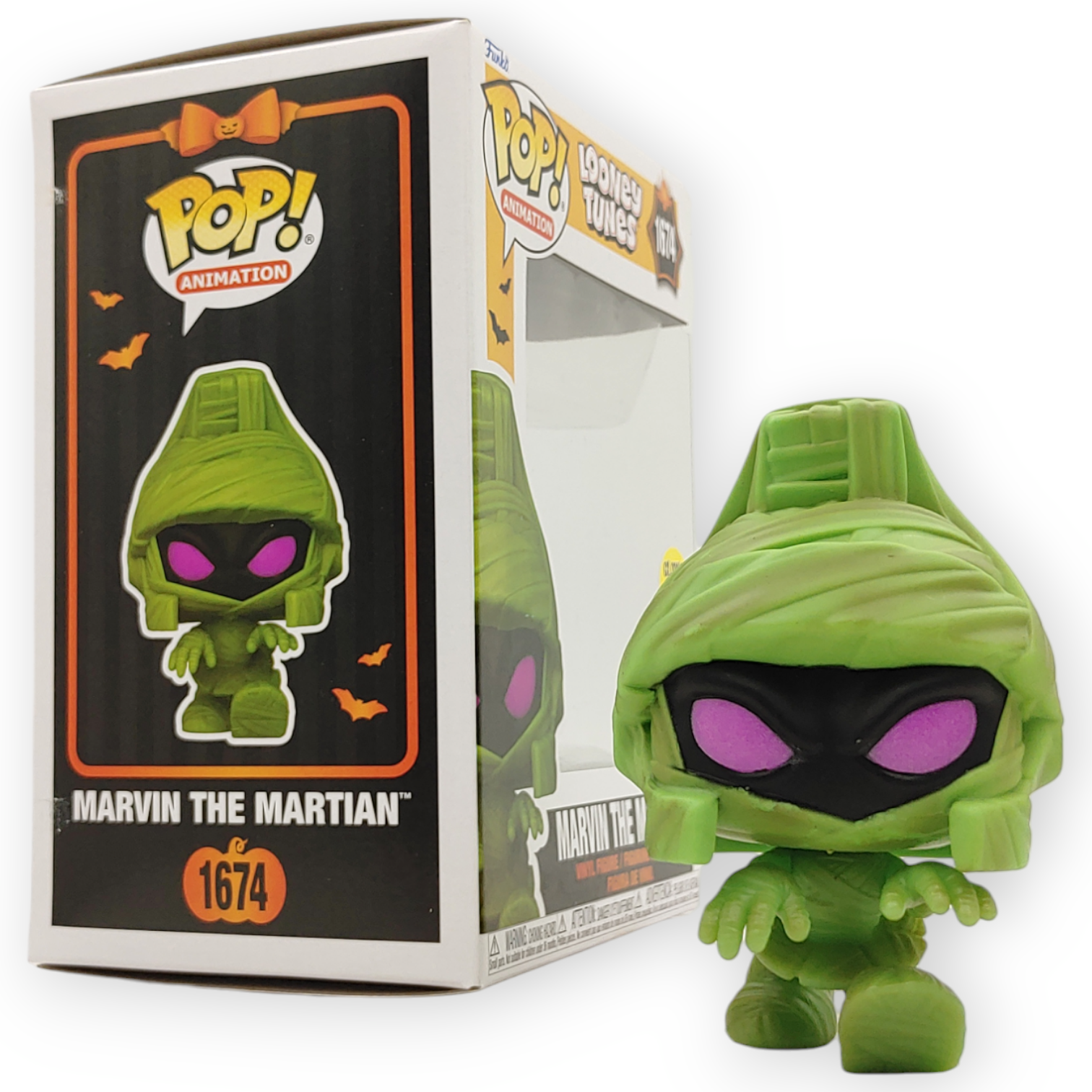 FUNKO POP<Looney Tunes>火星人馬文_萬聖節木乃伊(夜光版)-No.1674