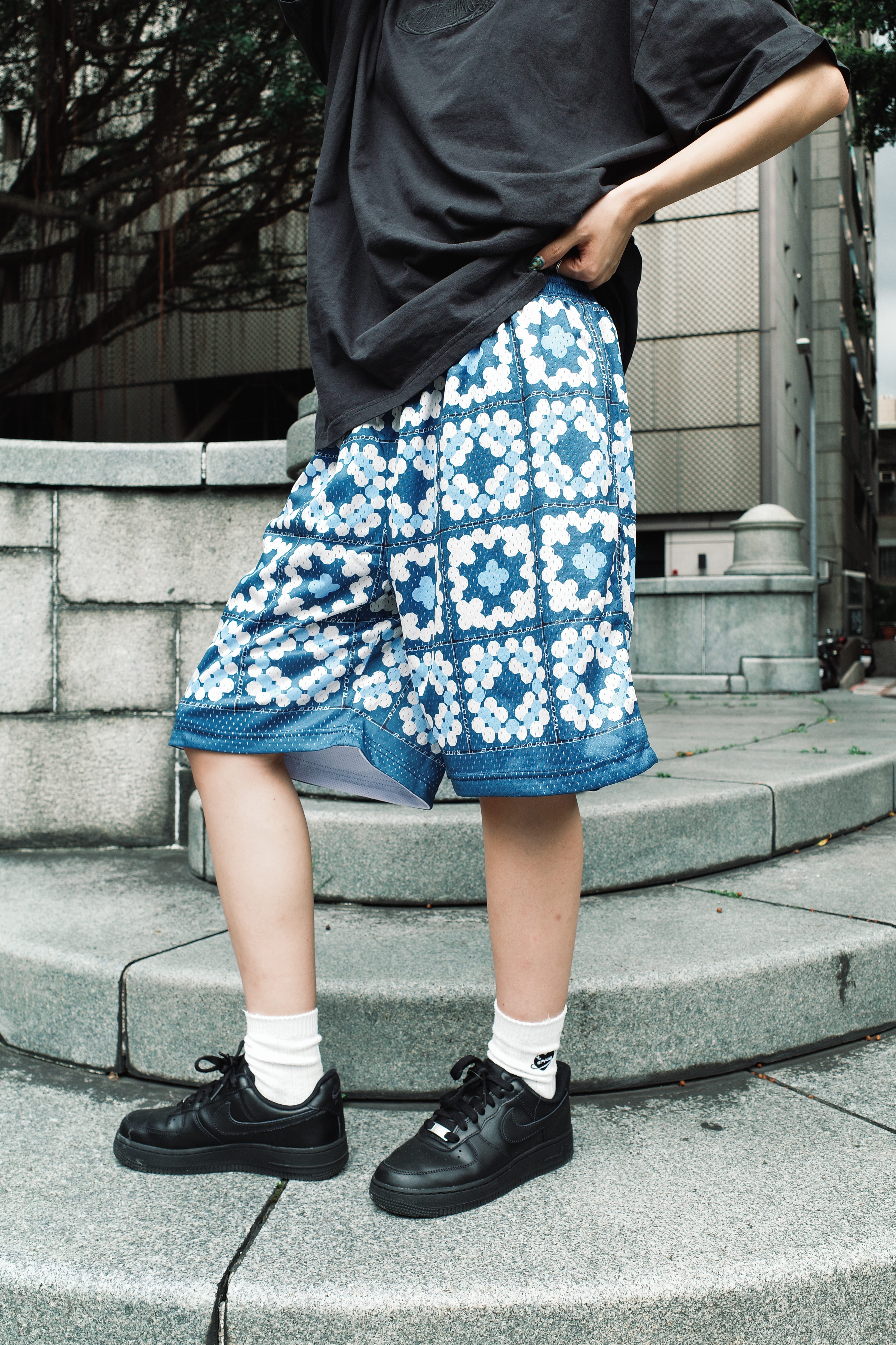 『Always_Good』網眼 透氣 洞洞 短褲