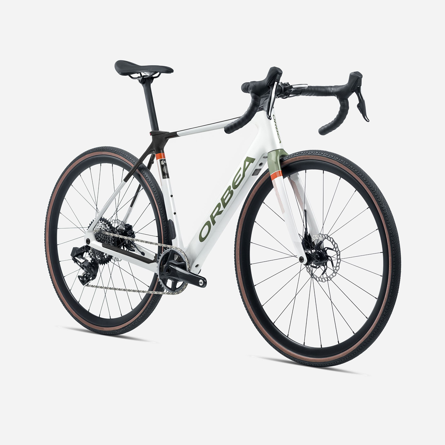 Orbea GAIN M20i 電動公路自行車 White Chic/Metallic Green Artichoke #R319