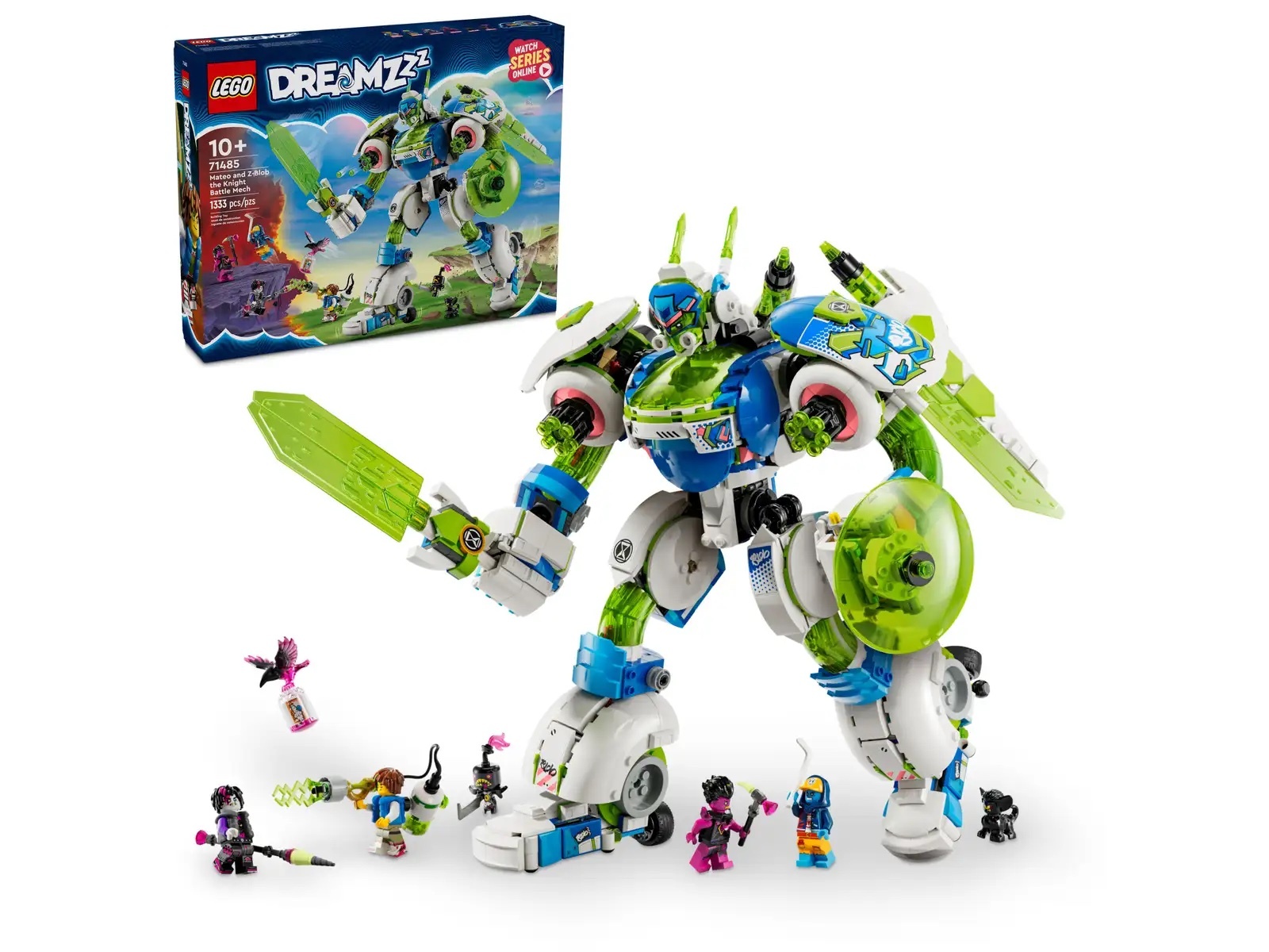 [飛米樂高積木專賣店] LEGO 71485 DREAMZzz-馬特歐和綠魔球騎士戰鬥機甲