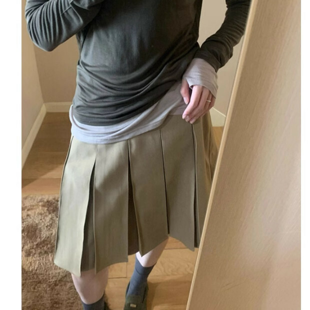 Hot Selling Skirt [Coffee Color Skirt] Sizes [S-XL] [Please contact customer service to confirm the delivery size after placing the order]