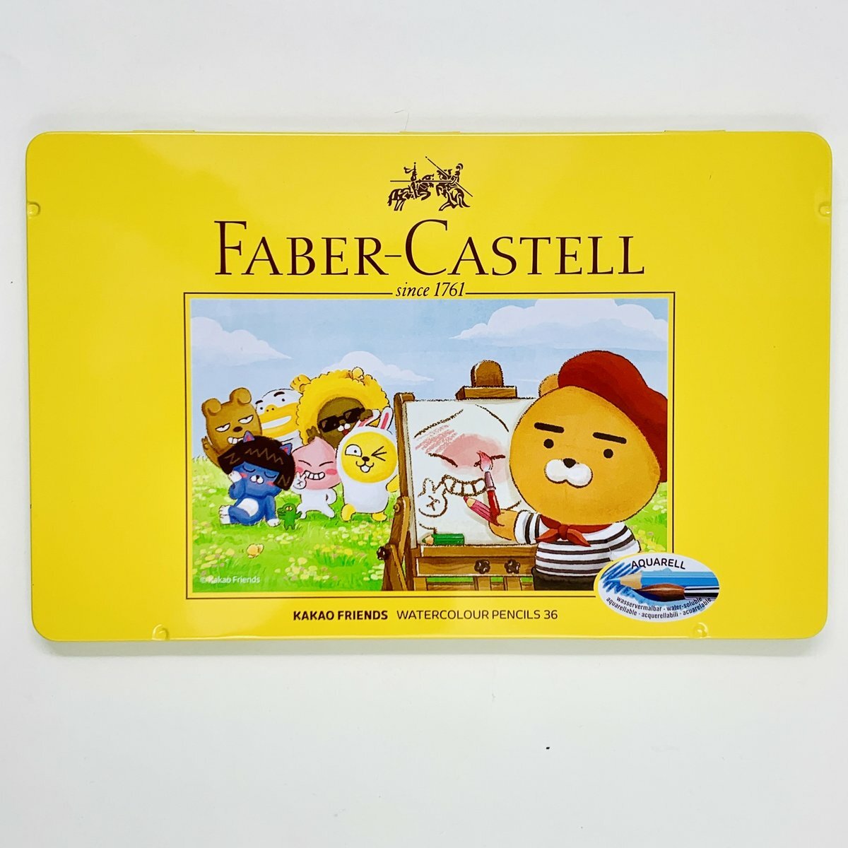 輝栢嘉 - 【Kakao Friends x 輝栢嘉】水溶性木顏色筆, 36色 #100101468《香港行貨》- 1 盒