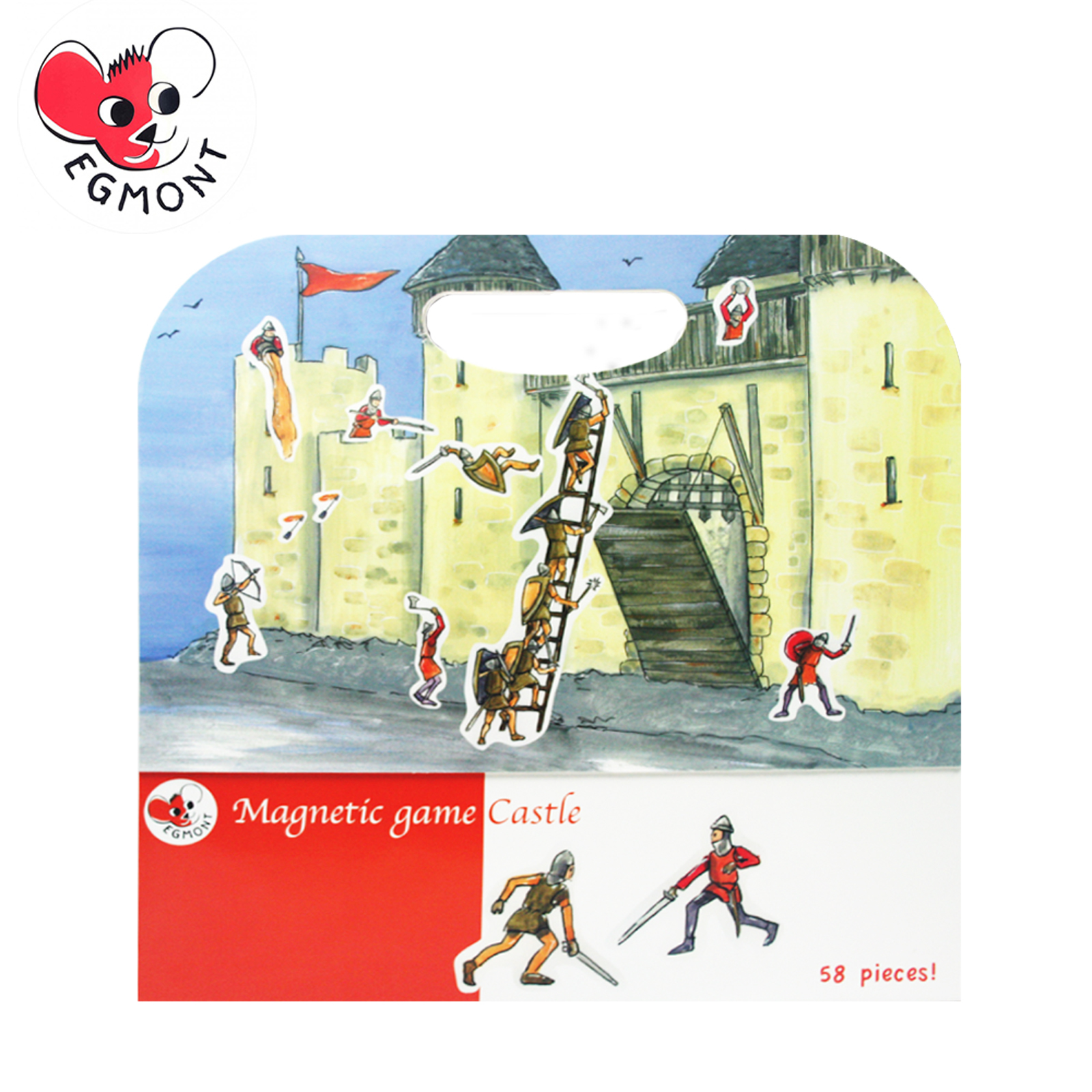 【EGMONT TOYS】比利時 艾格蒙繪本風手提磁鐵書 - 守護快樂城堡