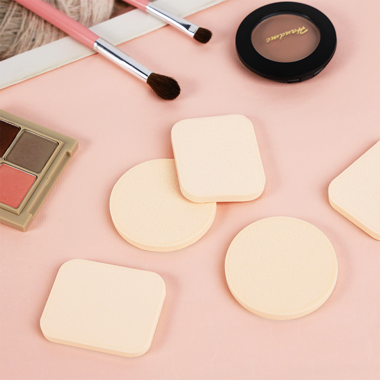 乳膠圓角膚色粉撲 方形/圓形【AQ034】