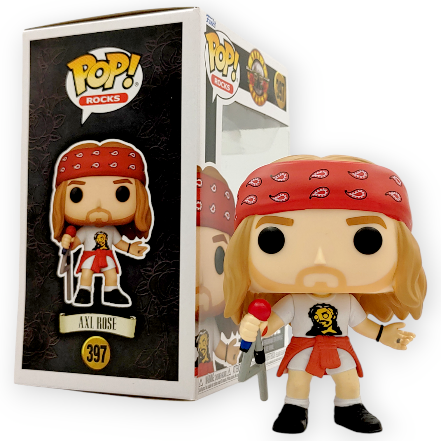FUNKO POP <Guns N'>埃克索爾.羅斯Axl Rose(80年代) -No.397