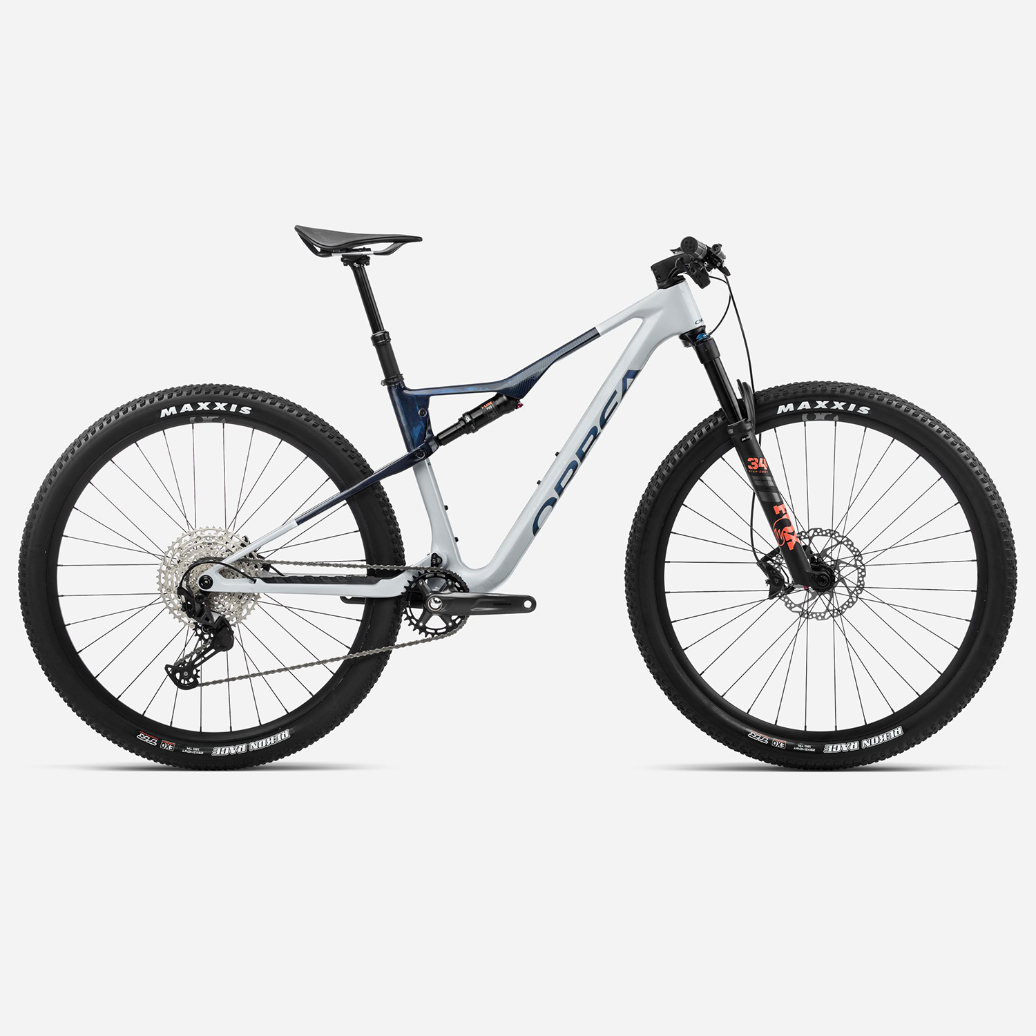 Orbea OIZ M30 MTB 山地自行車 Halo Silver Blue Carbon View #R235