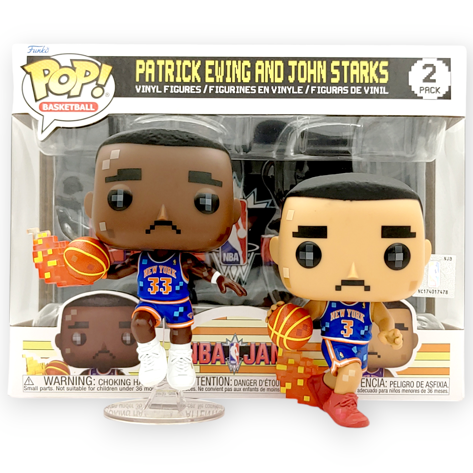 FUNKO POP<NBA JAM>伊榮&史塔克斯_8-BIT-No.2Pack
