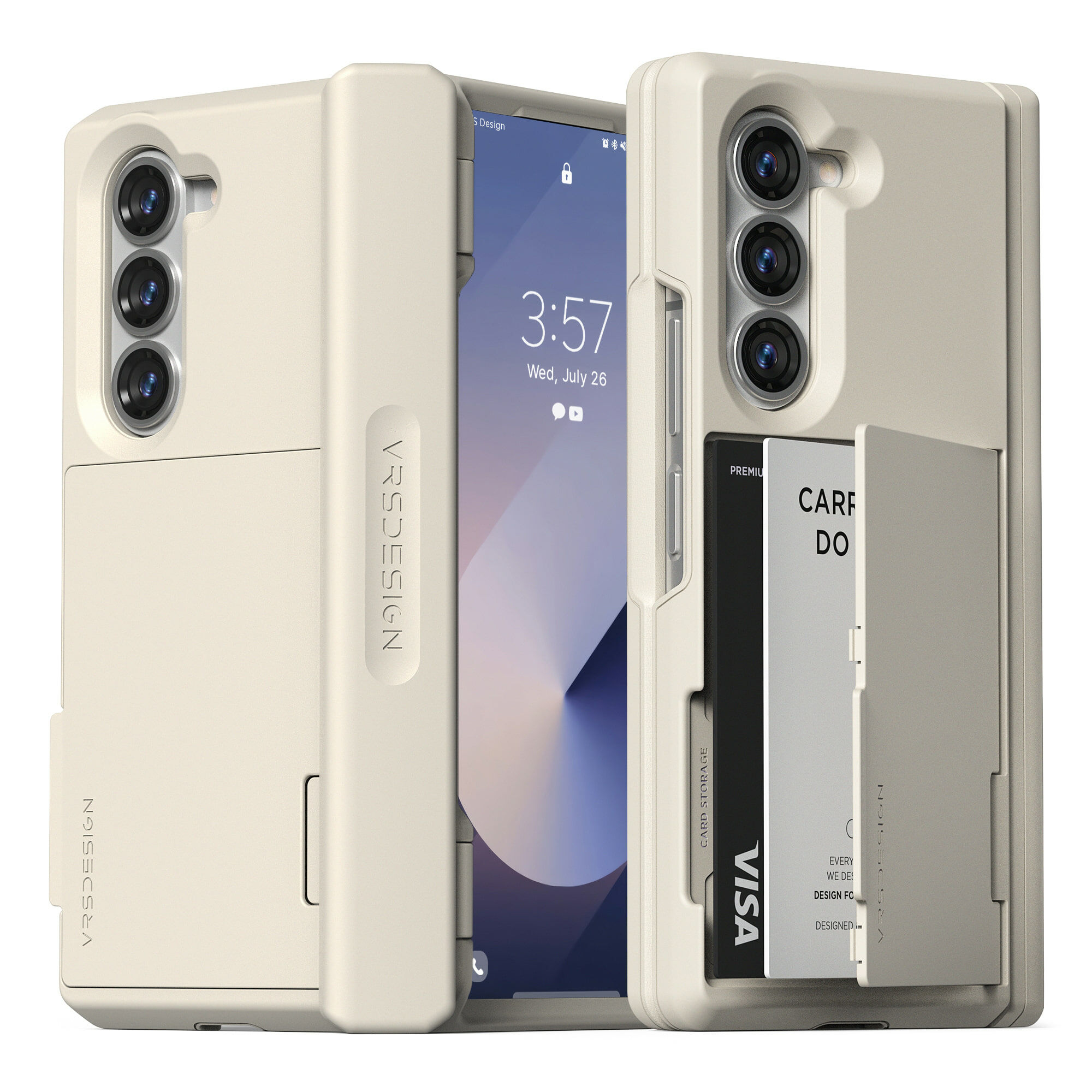 [筆槽/普通 鉸鏈蓋] VRS Design - Terra Guard Modern GO - Galaxy Z Fold 6 S Pen Case 筆槽支架卡槽高度防撞鉸鏈保護手機殼