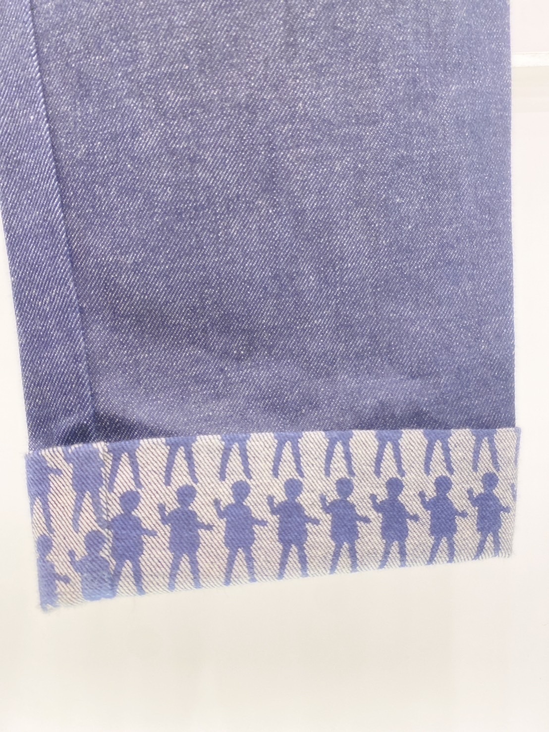 薄荷經典圖繪牛仔褲