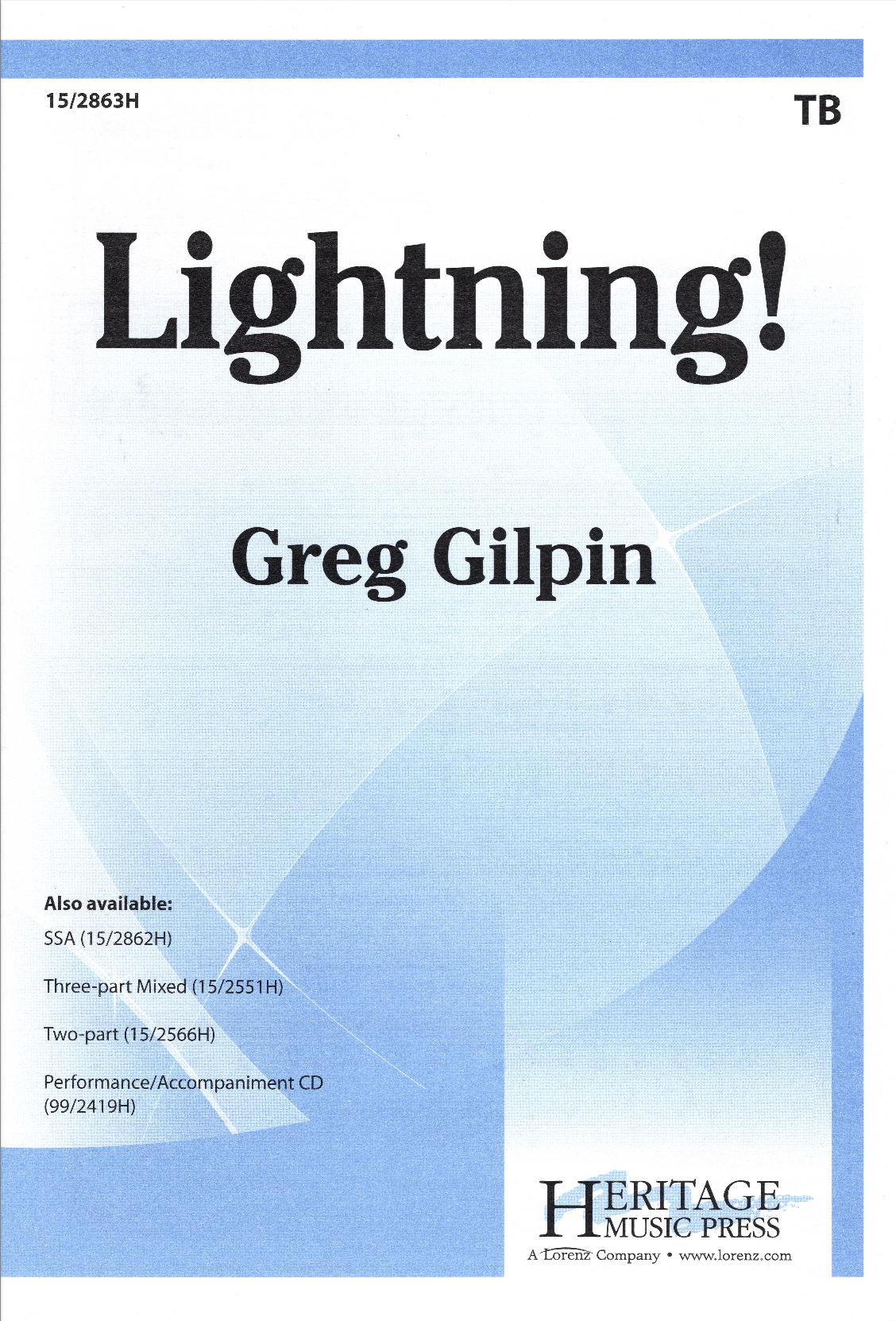 【男聲二部】《Lightning!》