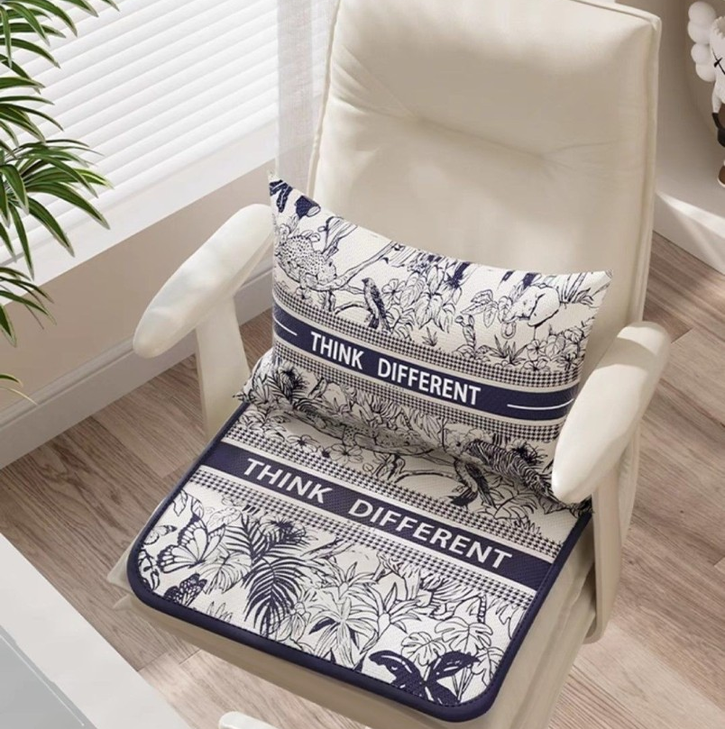 夏季涼感透氣坐墊組(坐墊+靠背)