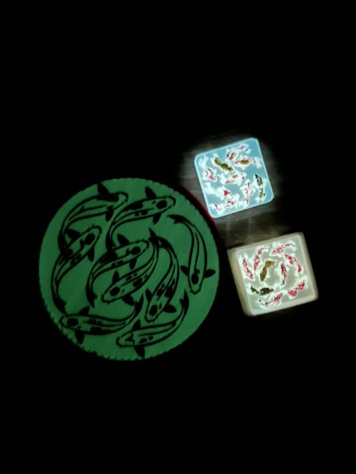 G.S.Glowerkz.手工夜光臂章 錦鯉計劃