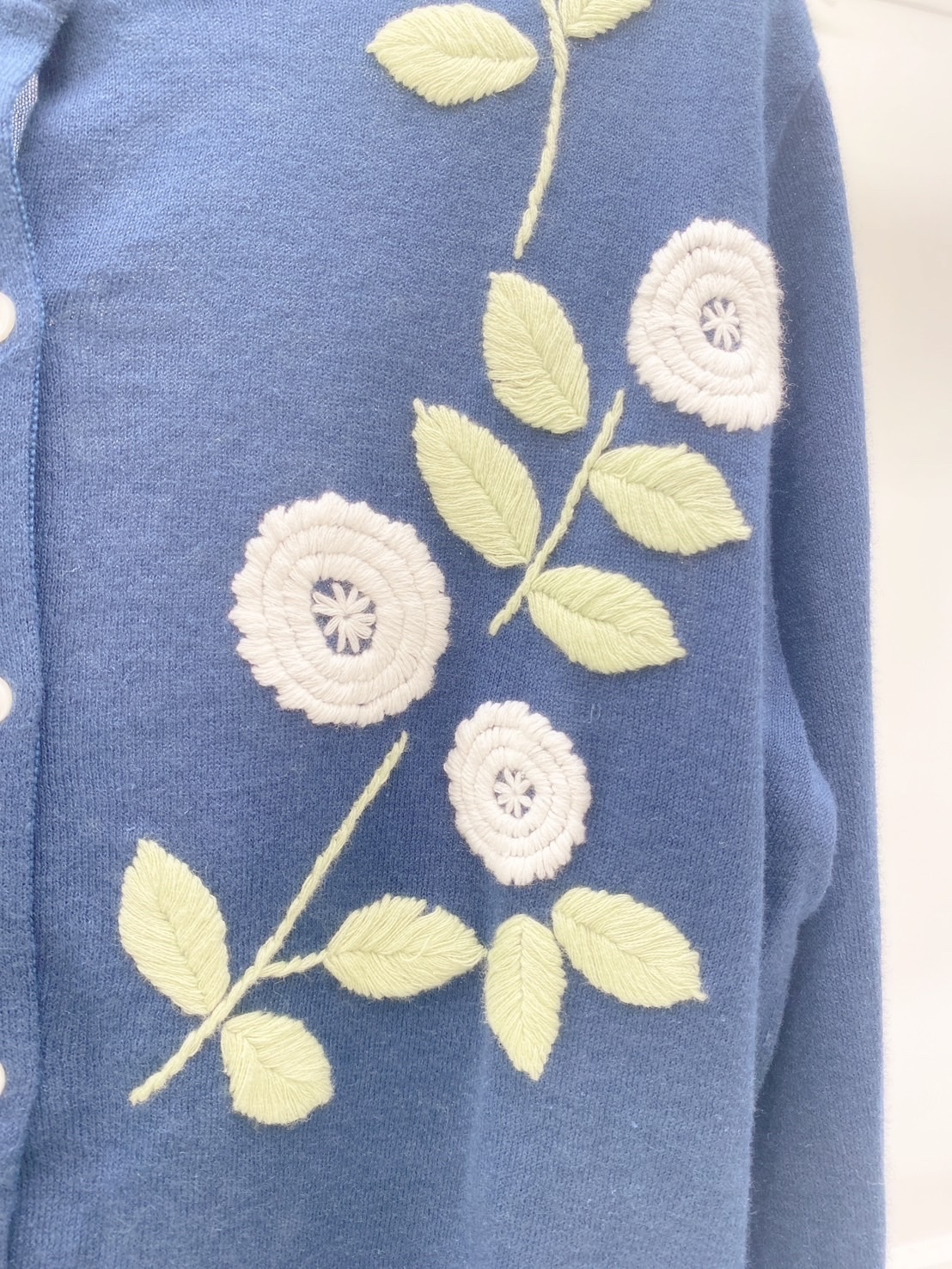 刺繡花針織外套