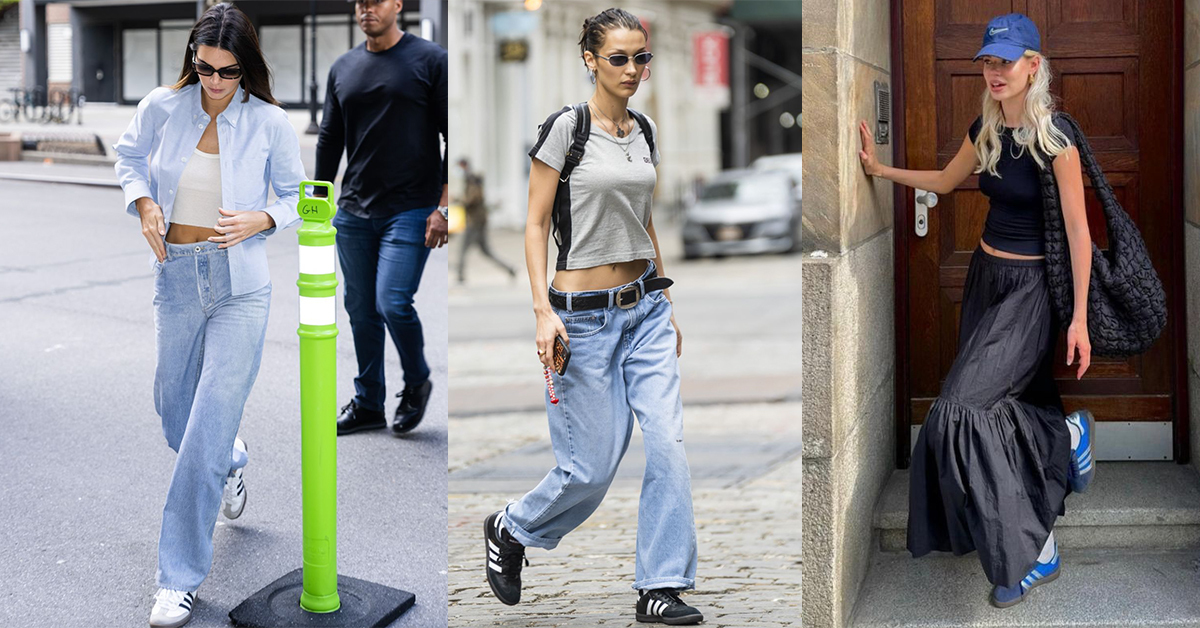 告別厚底鞋，今夏準備迎接70年代優雅Samba運動鞋