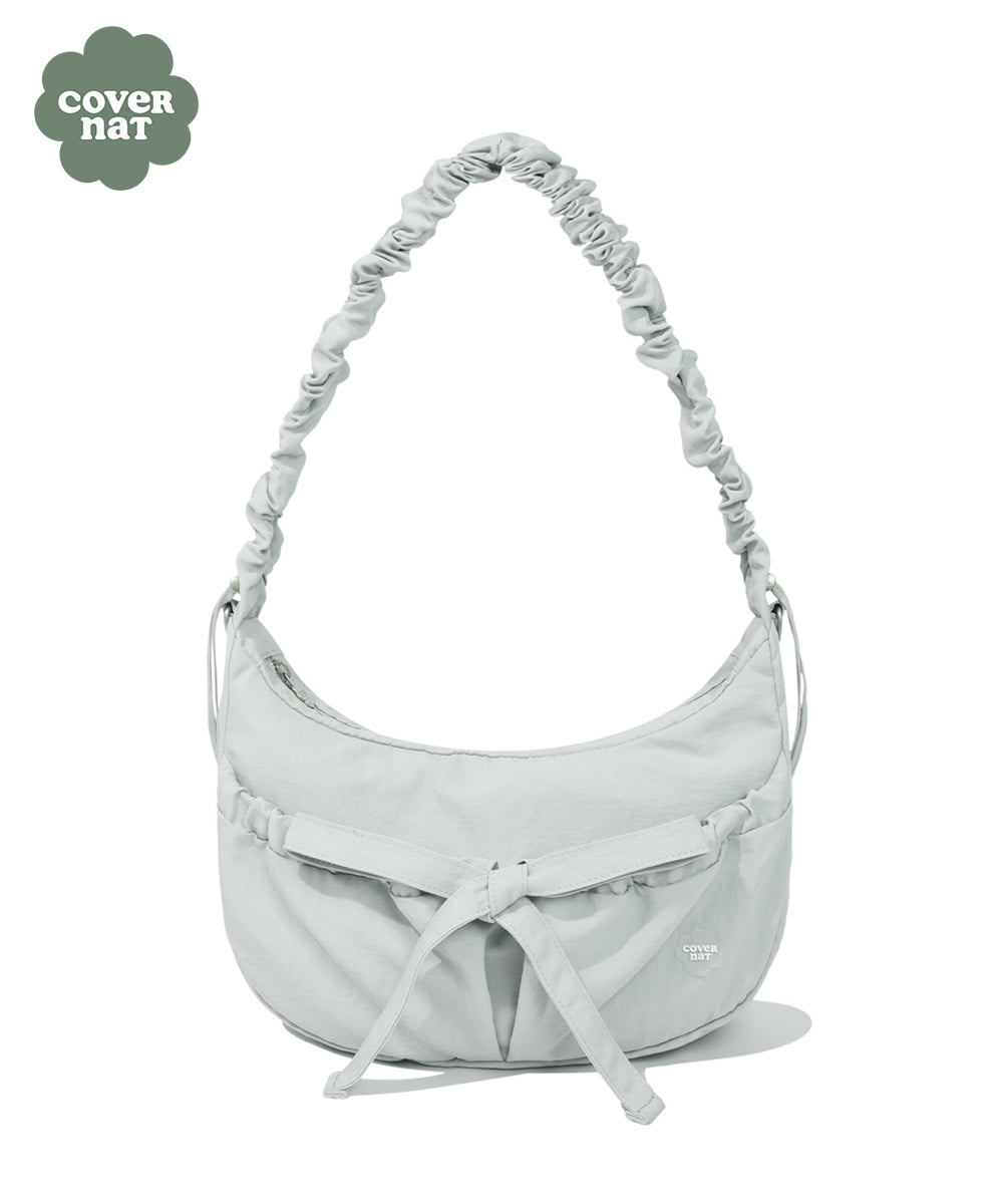 韓國Covernat Heart Shirring Medium Nylon Hobo Bag ( 4 Co